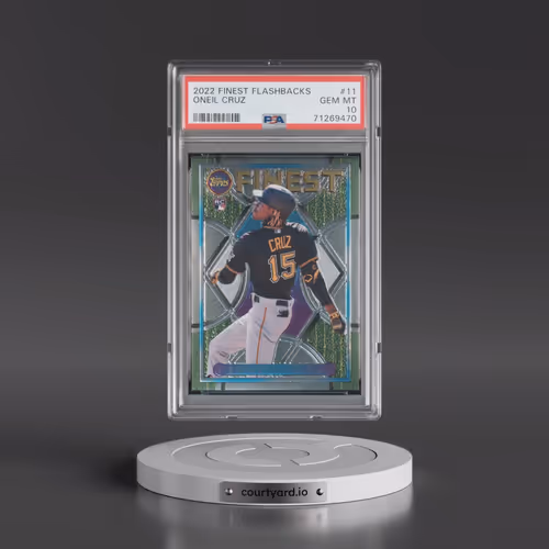 2022 Topps Finest Flashbacks #11 Oneil Cruz (PSA 10 GEM MINT)