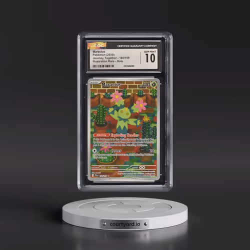 2025 Pokémon Jtg EN-Journey Together #160 Maractus - Illustration Rare (CGC 10 GEM MINT)