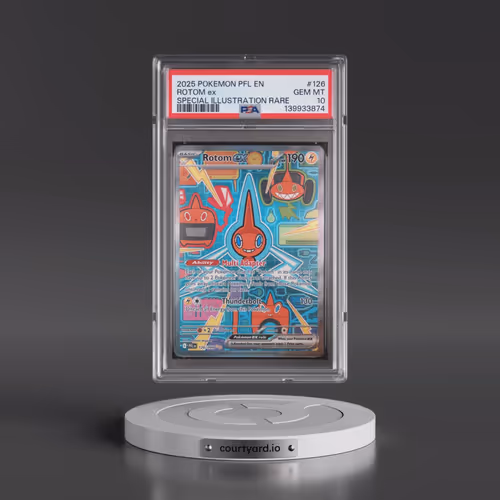 2025 Pokémon Pfl EN-Phantasmal Flames #126 Rotom EX - Holo Special Illustration Rare (PSA 10 GEM MIN