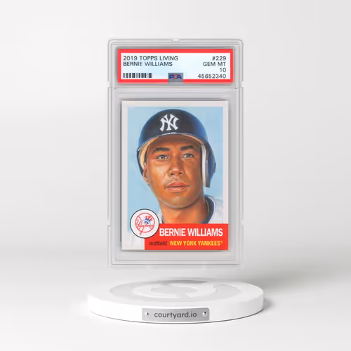 2019 Topps Living #229 Bernie Williams (PSA 10 GEM MINT)