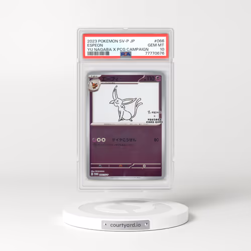 2022 Scarlet & Violet Promos #066 Espeon - YU NAGABA Pokémon Center Campaign (PSA 10 GEM MINT)