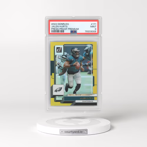 2022 Panini Donruss #171 Jalen Hurts - Press Proof Premium (PSA 9 MINT)
