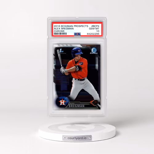2016 Bowman Prospects #BCP4 Alex Bregman - Chrome (PSA 10 GEM MINT)