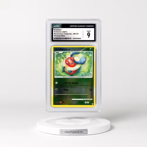 2007 Mysterious Treasures #86 Kricketot - Holo (CGC 9 MINT)