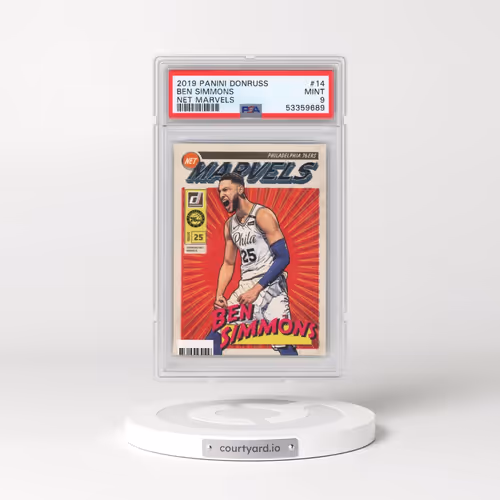 2019 Panini Donruss Net Marvels #14 Ben Simmons (PSA 9 MINT)