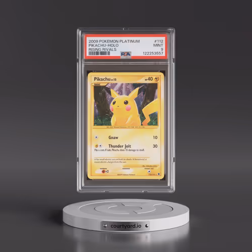 2009 Pokémon Platinum Rising Rivals #112 Pikachu - Holo (PSA 9 MINT)