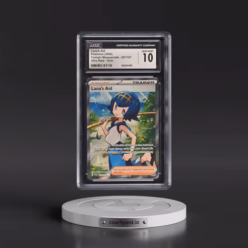 2024 Twilight Masquerade - TWM EN #207/167 Lana's Aid - Ultra Rare Holo (CGC 10 GEM MINT)