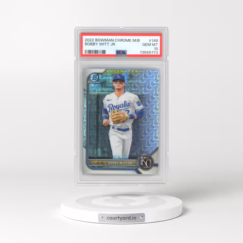2022 Bowman Mega Box Chrome #146 Bobby Witt Jr. (PSA 10 GEM MINT)