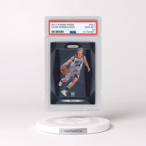 2017 Panini Prizm #247 Lauri Markkanen (PSA 10 GEM MINT)