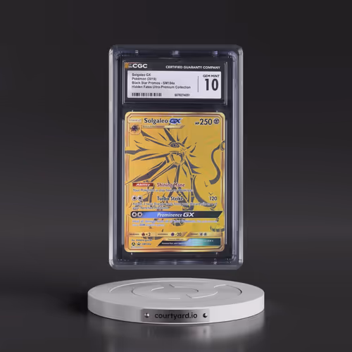 2016 Black Star Promos - Sun & Moon #SM104a Solgaleo GX - Holo Hidden Fates Ultra-Premium Collection