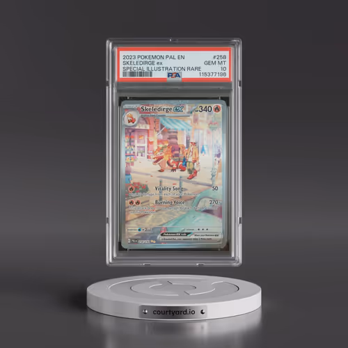 2023 Pokémon Pal EN-Paldea Evolved #258 Skeledirge EX - Holo Special Illustration Rare (PSA 10 GEM M