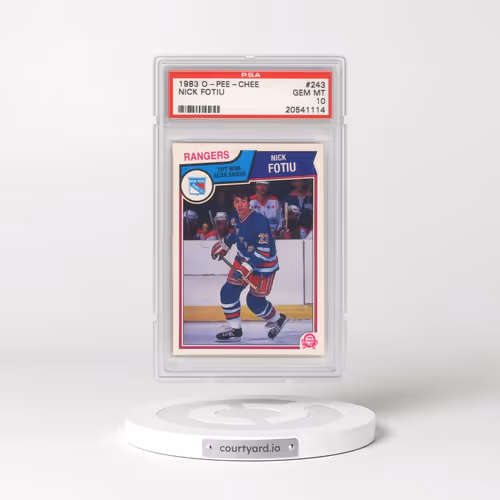 1983 O-Pee-Chee #243 Nick Fotiu (PSA 10 GEM MINT)