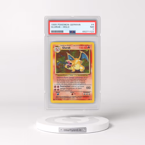 1999 Pokémon #4 Glurak - Holo (PSA 7 NM)