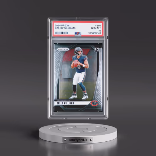 2024 Panini Prizm #301 Caleb Williams (PSA 10 GEM MINT)