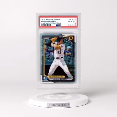 2024 Bowman Draft #BDC22 Konnor Griffin - Chrome-Refractor (PSA 10 GEM MINT)
