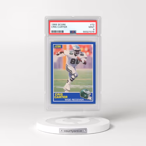 1989 Score #72 Cris Carter (PSA 9 MINT)