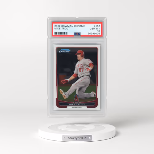 2012 Bowman Chrome #157 Mike Trout (PSA 10 GEM MINT)