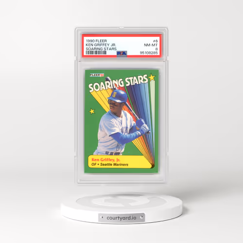 1990 Fleer Soaring Stars #6 Ken Griffey Jr (PSA 8 NM-MT)