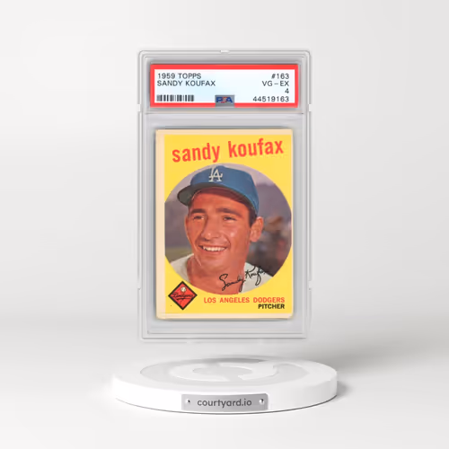 1959 Topps #163 Sandy Koufax (PSA 4 VG-EX)