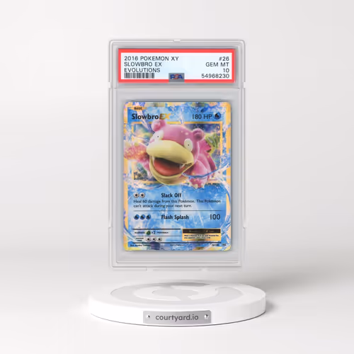 2016 Pokémon XY Evolutions #26 Slowbro EX - Holo (PSA 10 GEM MINT)