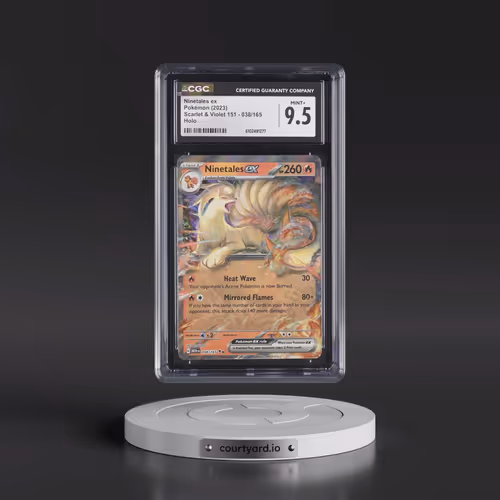 2023 Scarlet & Violet 151 - MEW EN #038/165 Ninetales ex (CGC 9.5 MINT+)