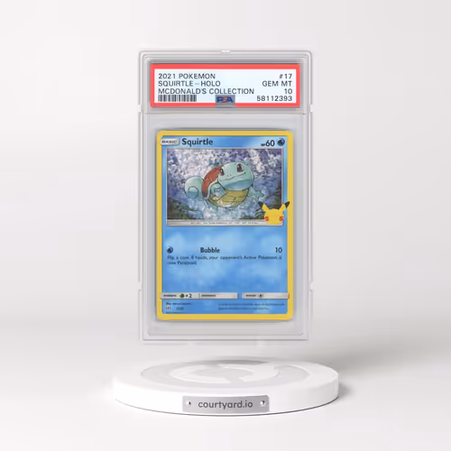 2021 Pokémon Mcdonald's Collection #17 Squirtle - Holo (PSA 10 GEM MINT)