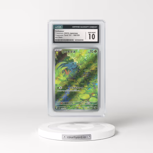 2023 Japanese Pokémon 151 #166 Bulbasaur - Full Art Holo (CGC 10 GEM MINT)