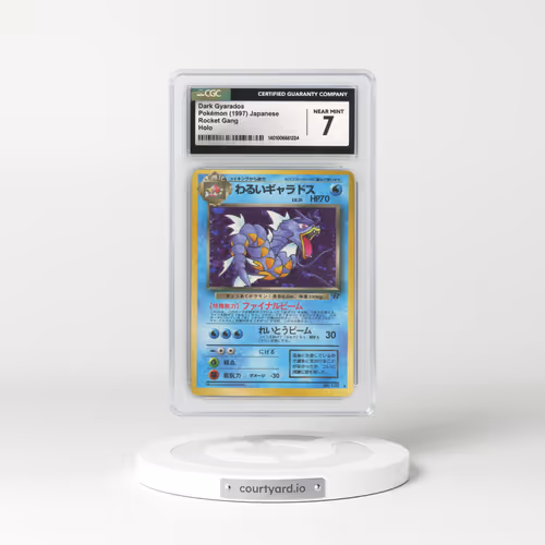 1997 Japanese Rocket Gang #130 Dark Gyarados - Holo (CGC 7 NM)