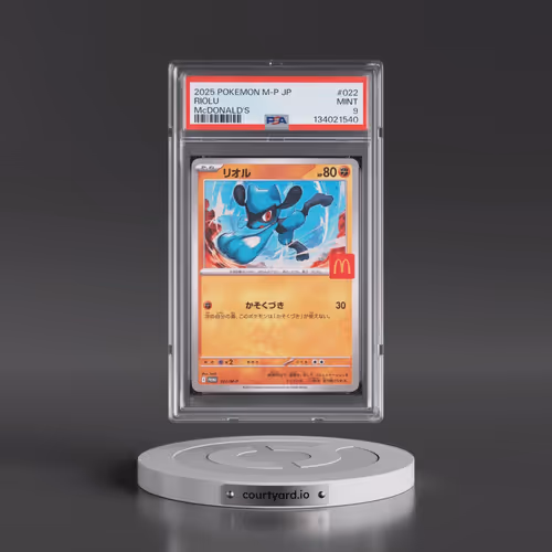 2025 Pokémon M-P Promo #022 Riolu - McDonald's (PSA 9 MINT)