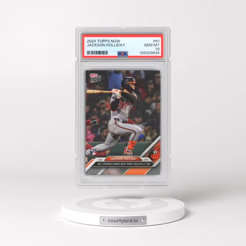 2024 Topps Now #61 Jackson Holliday (PSA 10 GEM MINT)