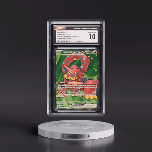 2025 Pokémon Jtg EN-Journey Together #171 Volcanion EX - Holo Ultra Rare (CGC 10 GEM MINT)