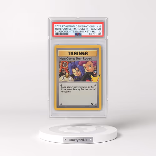 2021 Pokémon Celebrations Classic Collection #15 Here Comes Team Rocket! - Holo (PSA 10 GEM MINT)