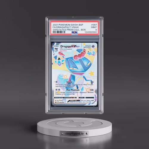 2021 Pokémon Swsh Black Star Promo #097 Dragapult Vmax - Full Art Shining Fates Premium Collection B