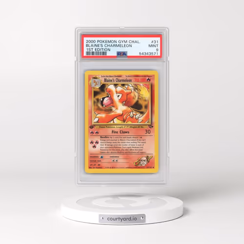 2000 Pokémon Gym Challenge #31 Blaine's Charmeleon - 1st Edition (PSA 9 MINT)