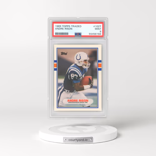 1989 Topps Traded #102T Andre Rison (PSA 9 MINT)