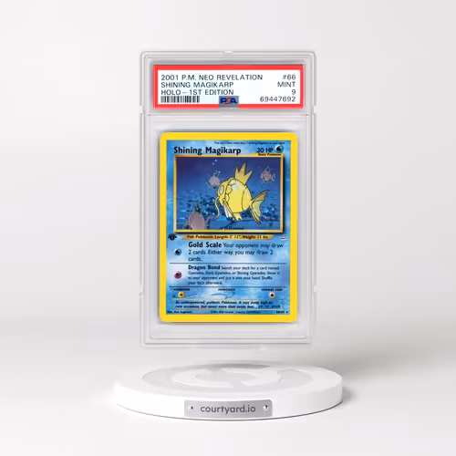 2001 Pokémon Neo Revelation #66 Shining Magikarp - 1st Edition Holo Holo (PSA 9 MINT)
