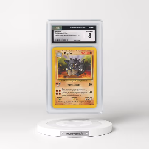 2002 Legendary Collection #35/110 Rhydon (CGC 8 NM-MT)