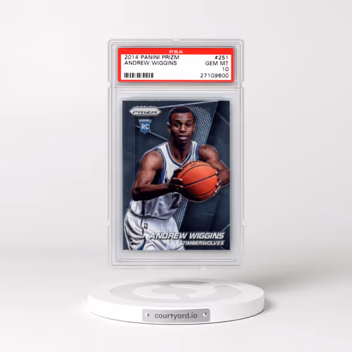 2014 Panini Prizm #251 Andrew Wiggins (PSA 10 GEM MINT)