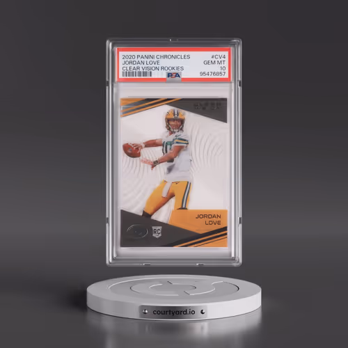 2020 Panini Chronicles Clear Vision Rookies #CV4 Jordan Love (PSA 10 GEM MINT)