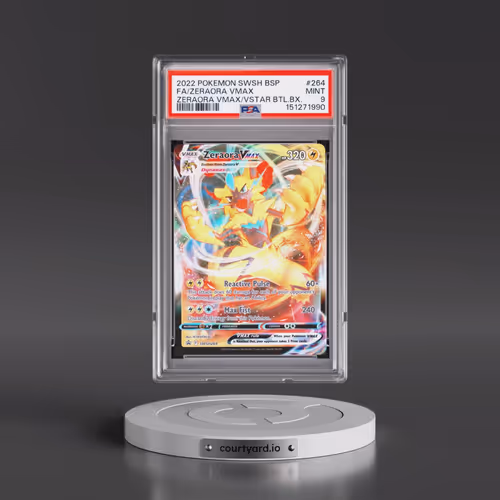 2022 Pokémon Swsh Black Star Promo #264 Zeraora Vmax - Full Art Zeraora Vmax & Vstar Battle Box (PSA