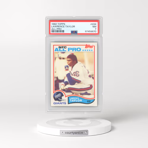 1982 Topps #434 Lawrence Taylor - All-Pro (PSA 7 NM)