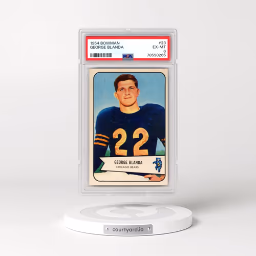 1954 Bowman #23 George Blanda (PSA 6 EX-MT)