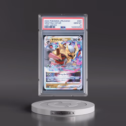 2022 Pokémon Sword & Shield Lost Abyss #081 Giratina Vstar (PSA 10 GEM MINT)