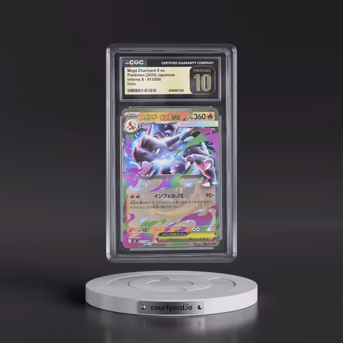 2025 Inferno X - M2 #013/080 Mega Charizard X ex - Holo (CGC 10 PRISTINE)