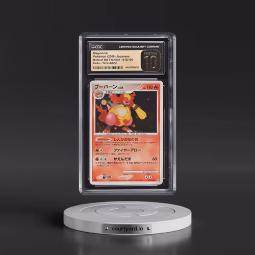2009 Beat of the Frontier #018/100 Magmortar - 1st Edition Holo (CGC 10 PRISTINE)