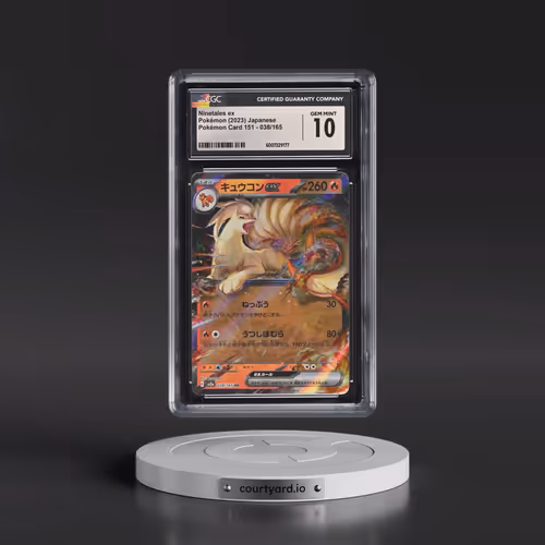 2023 Pokémon Card 151 #038/165 Ninetales ex - Holo (CGC 10 GEM MINT)