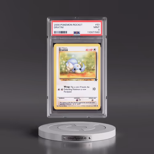 2000 Pokémon Rocket #53 Dratini (PSA 9 MINT)