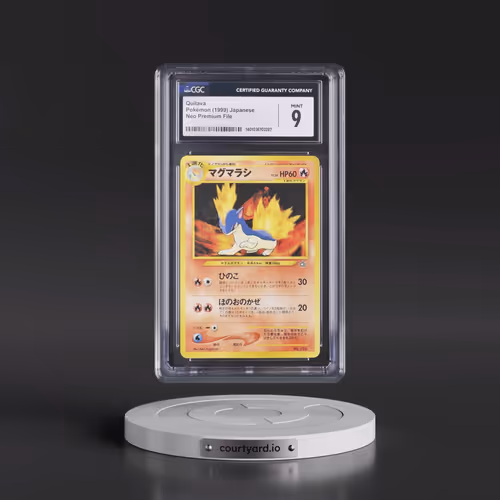 1999 Neo Premium File Quilava - No Rarity (CGC 9 MINT)