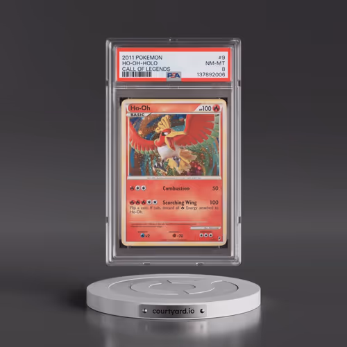 2011 Pokémon Call of Legends #9 HO-Oh - Holo (PSA 8 NM-MT)
