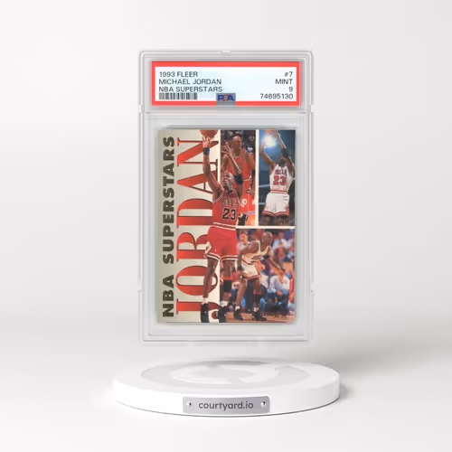 1993 Fleer NBA Superstars #7 Michael Jordan (PSA 9 MINT)
